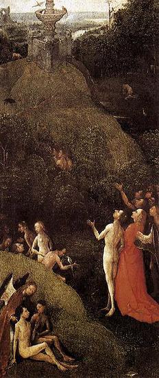 Jheronimus Bosch The blessed in the Terrestrial Paradise oil painting picture